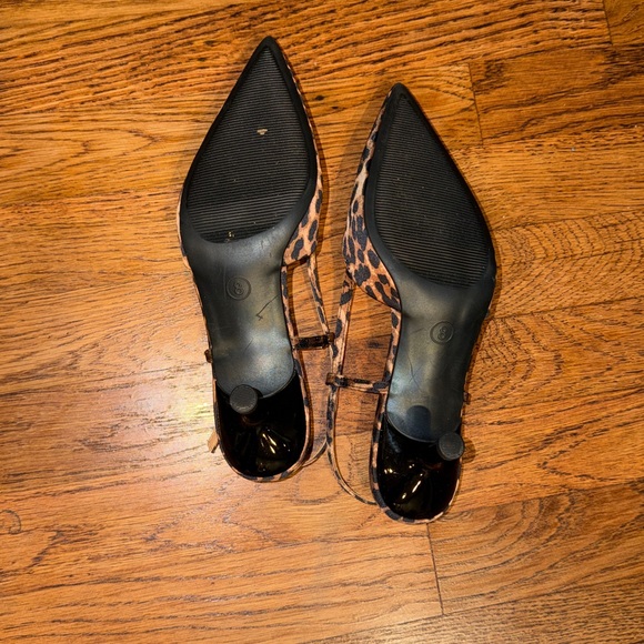 Leopard Print Slingback Flats - Picture 3 of 4